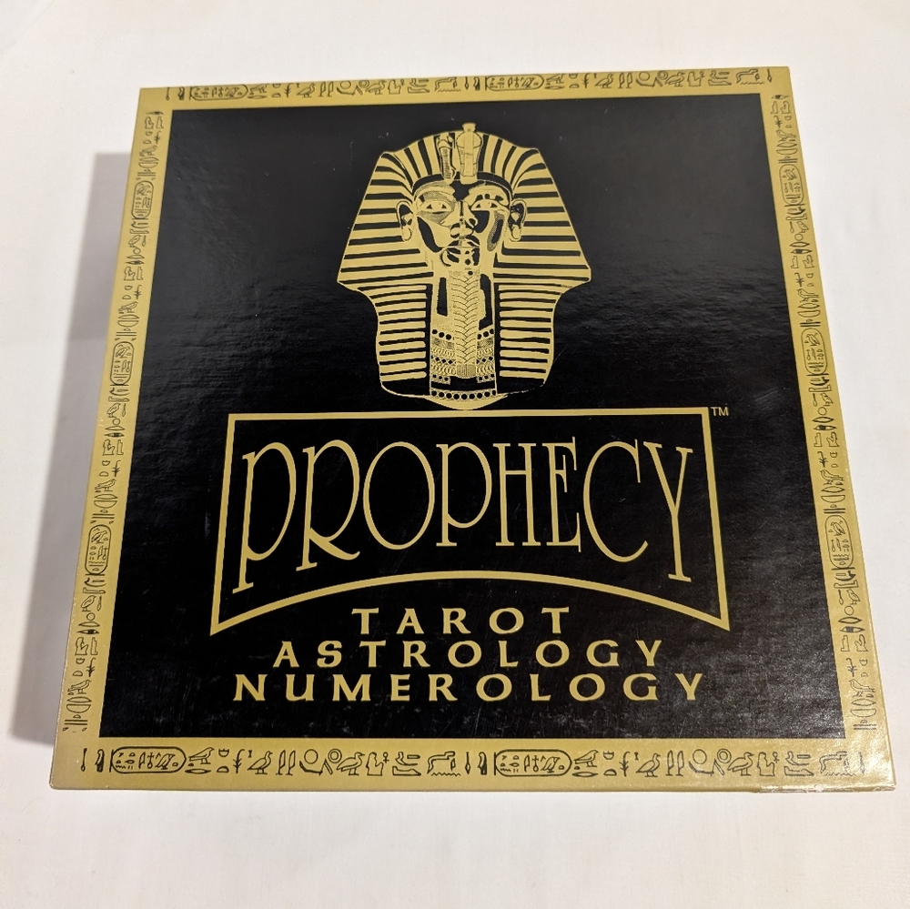 1992 Prophecy Tarot Cards Numerology Astrology Game & Book Roy Worley Complete